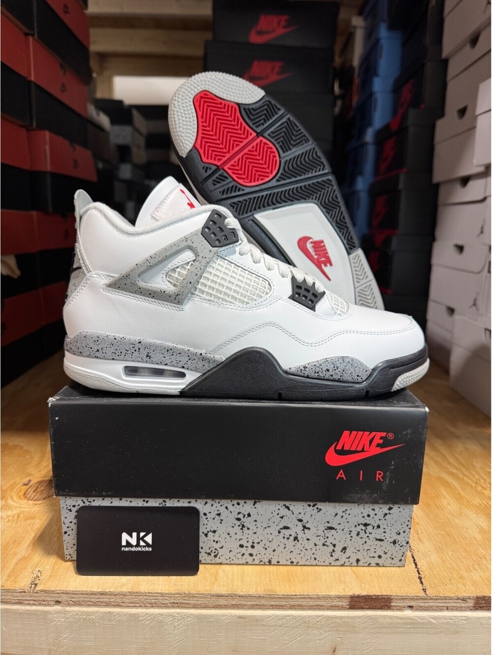Air Jordan 4 Retro OG 'White Cement' 2025 FV5029-100 BRAND NEW MENS SIZE 10